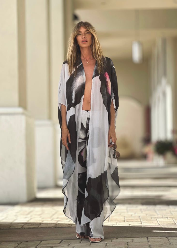 Erte Kaftan Black Orchid